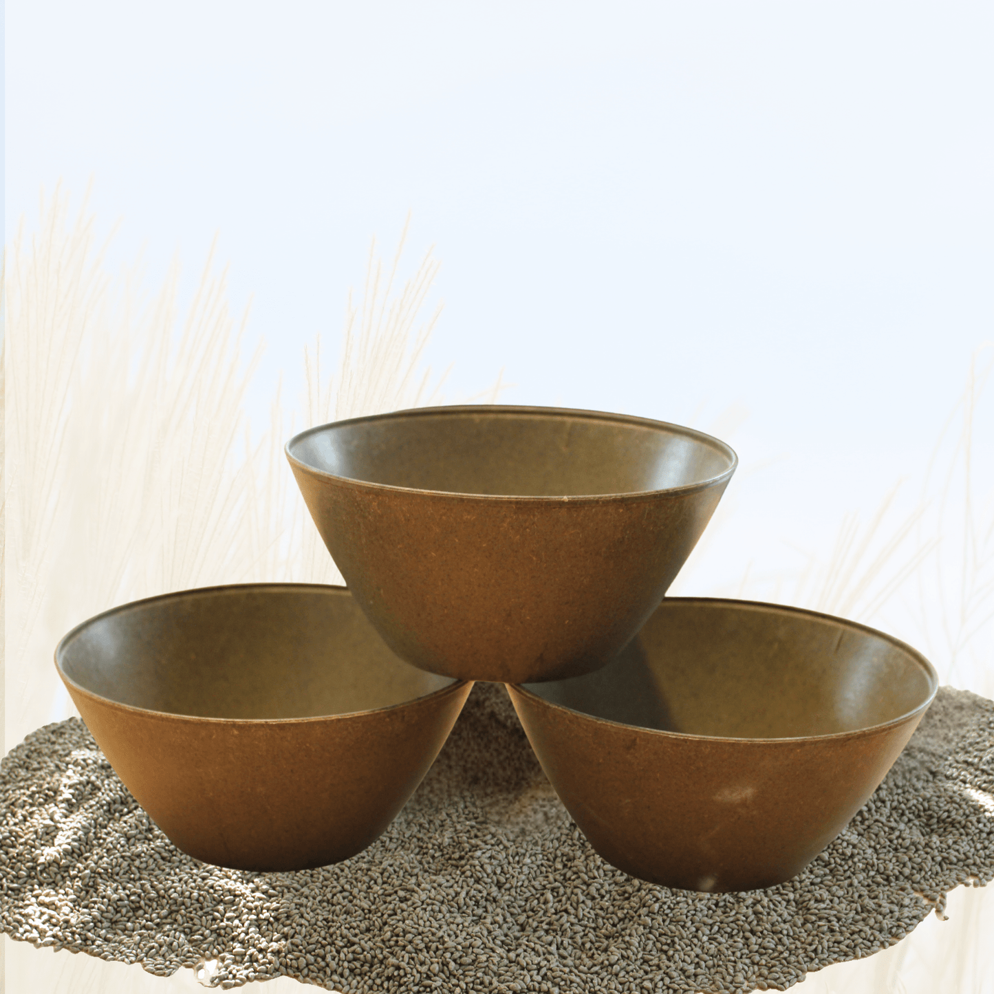 Miscanthus - Schalen Vorteilspack (10 Stück) - Maliwi Shop