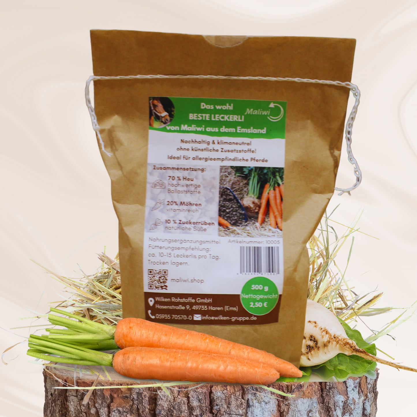 Mama-Möhrchen für dein Pferd 0,5 kg