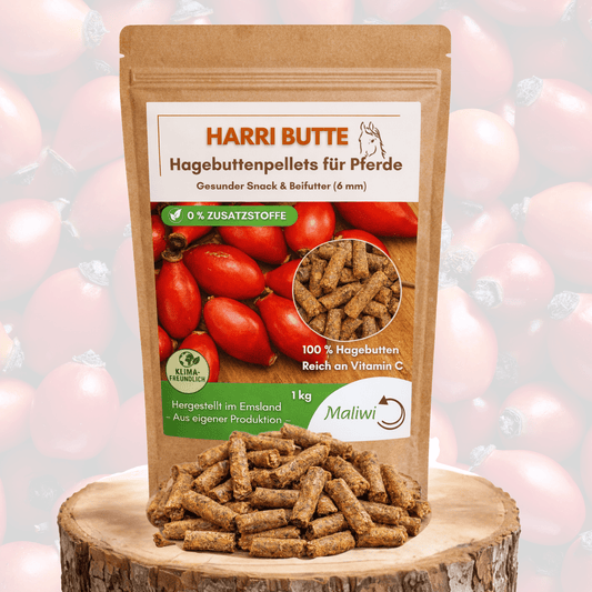 Harri Butte - für starke Abwehr & Vitalität | Snack & Beifutter 1 kg - Maliwi Shop