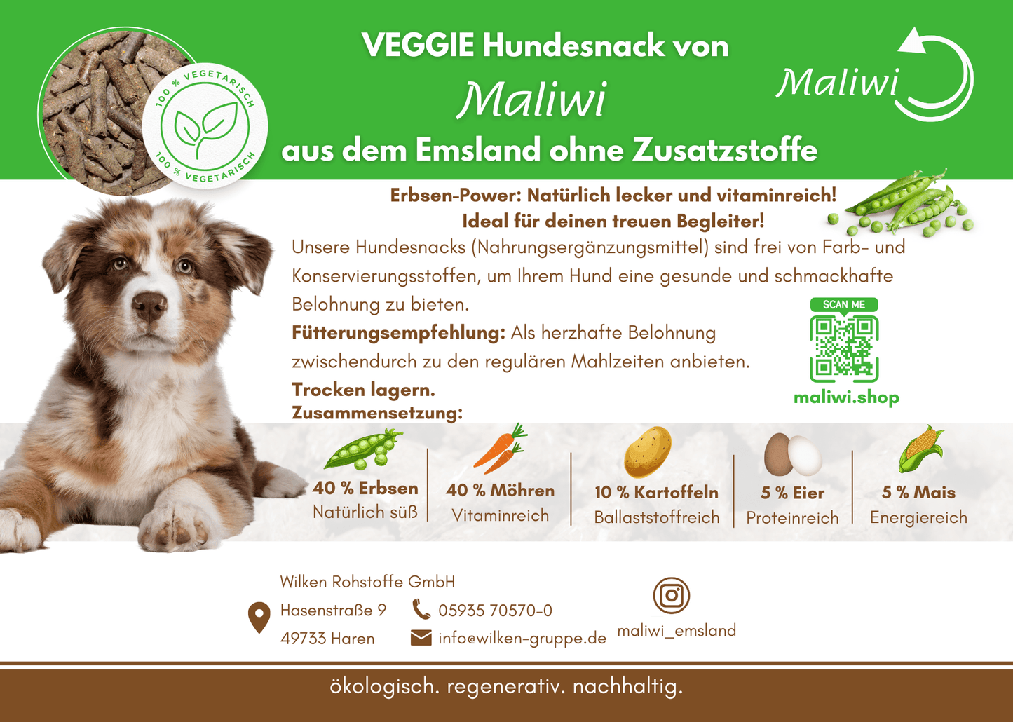 Veggie Columbus Erbsen - Power - Maliwi Shop