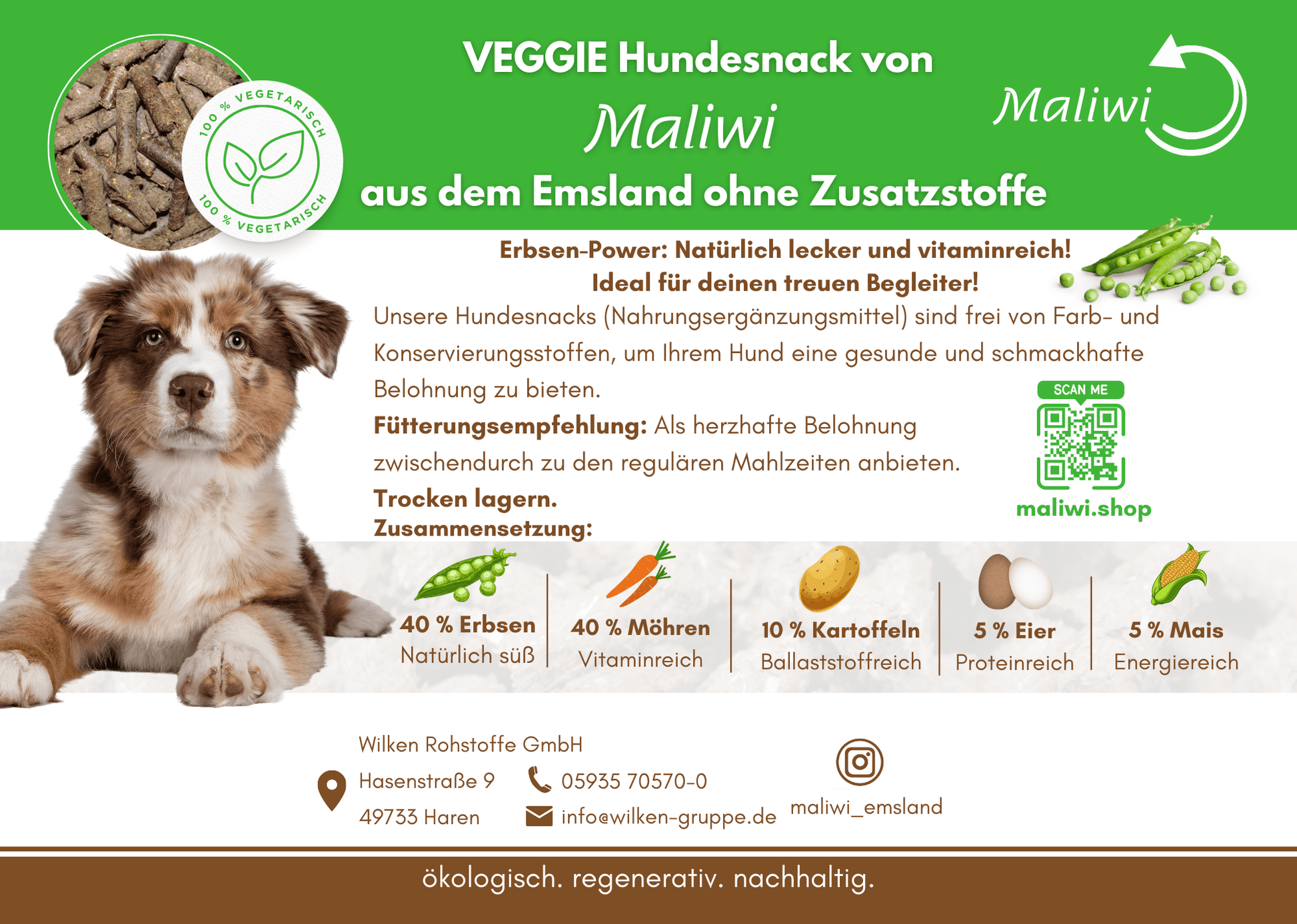 Veggie Columbus Erbsen - Power - Maliwi Shop