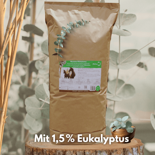 Feldbett – Miscanthus Eukalyptus - Einstreu Sackware 8 mm - Maliwi Shop