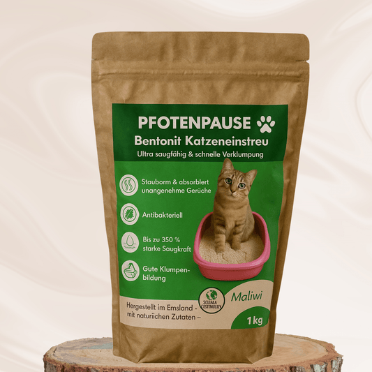 Pfotenpause - Bentonit Katzeneinstreu - Maliwi Shop
