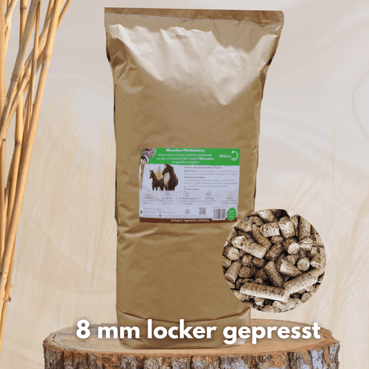 Feldbett - Miscanthus Pferdeeinstreu 8 mm - Maliwi Shop