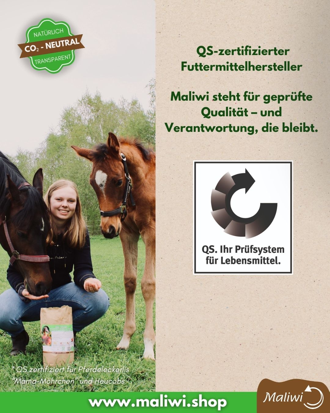 QS-zertifizierter Hersteller für Futtermittel – natürliches Pferdefutter mit geprüfter Qualität