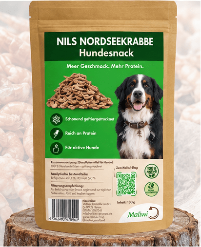 Nils Nordseekrabbe - Meeresgeschmack & Protein I Fischsnack 150 g - Maliwi Shop
