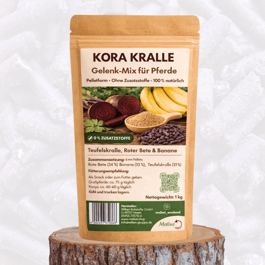 Kora Kralle - für Gelenke & Bewegung I Snack & Beifutter 1 kg - Maliwi Shop