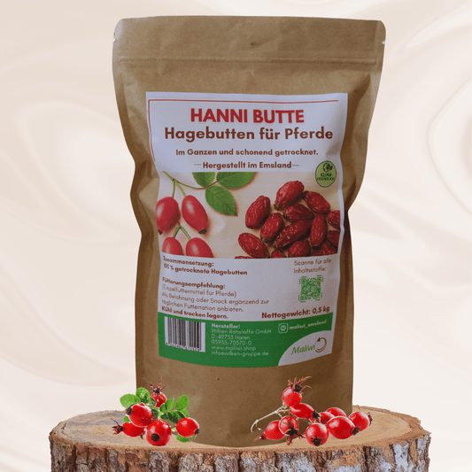 Hanni Butte - getrocknete Hagebutten 0,5 kg - Maliwi Shop