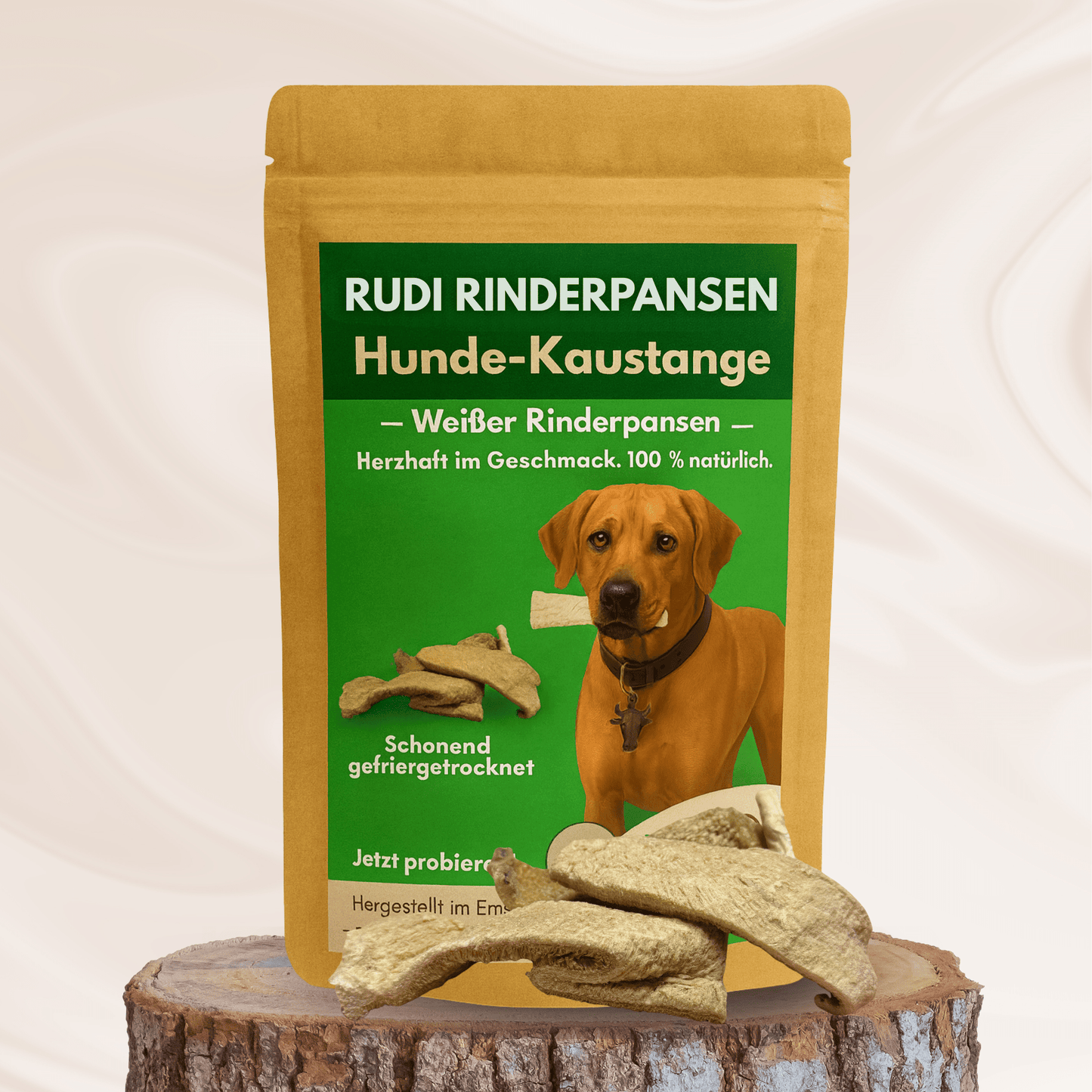 Rudi Rinderpansen - Weißer Rinderpansen 100 g - Maliwi Shop