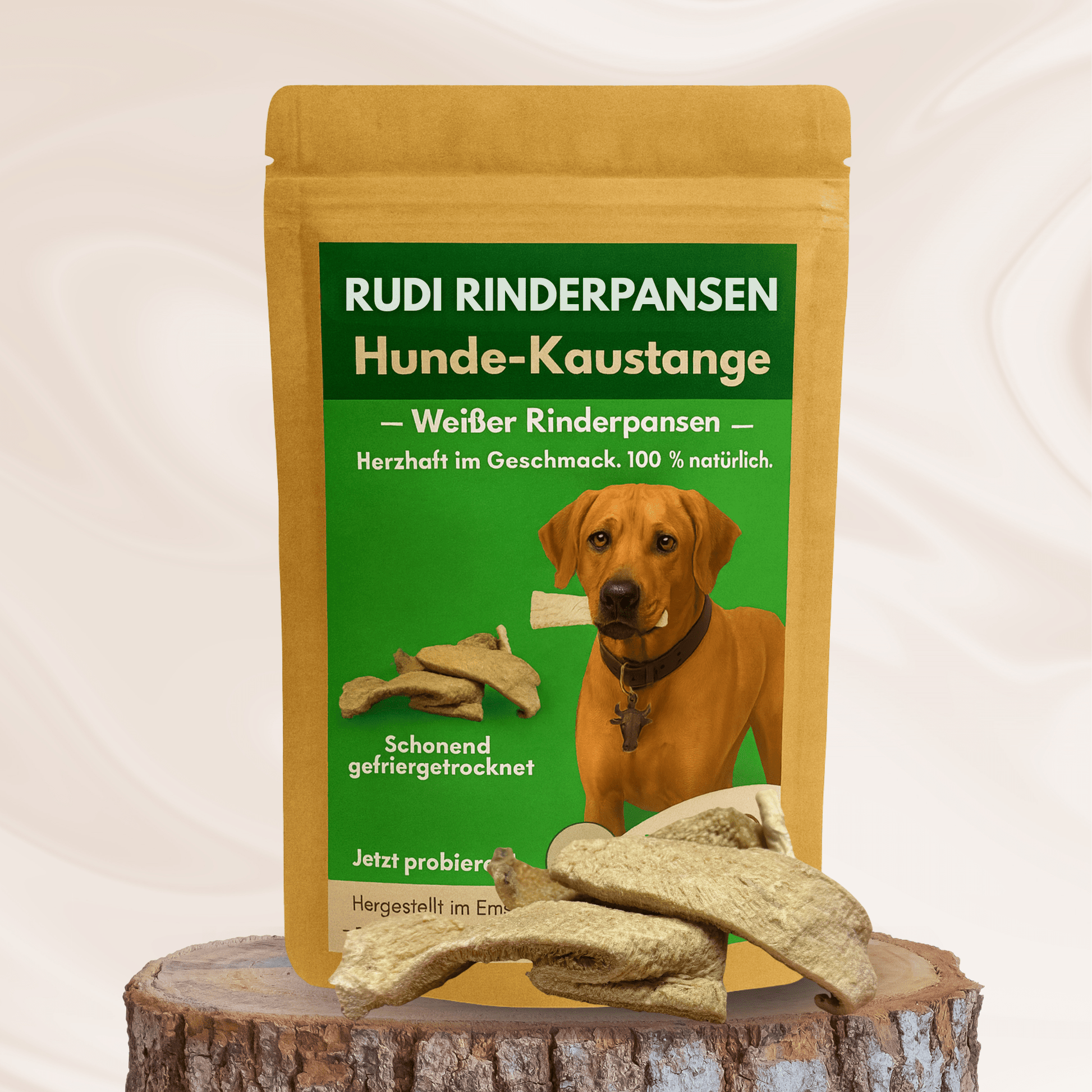 Rudi Rinderpansen - Weißer Rinderpansen 100 g - Maliwi Shop
