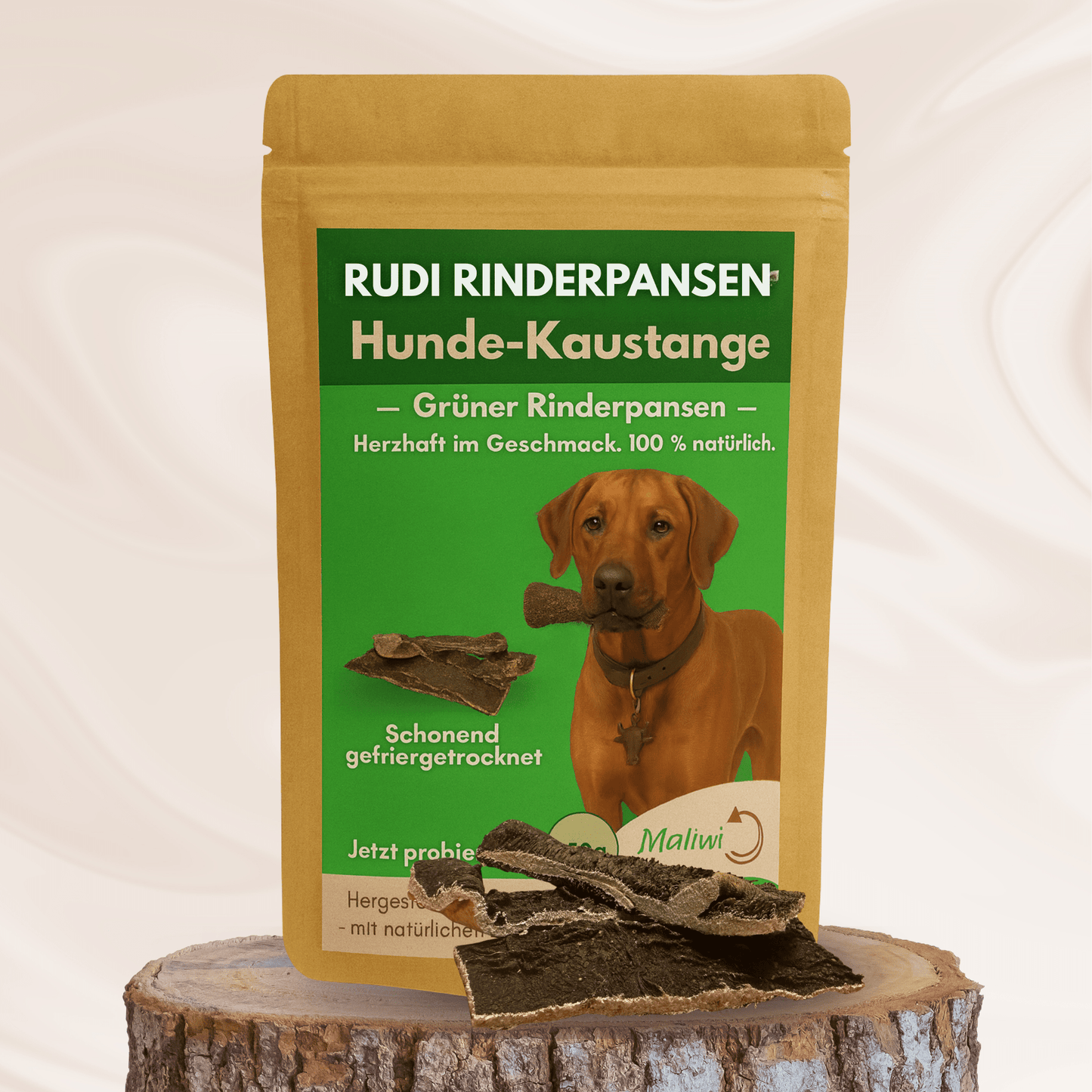 Rudi Rinderpansen - Grüner Rinderpansen 100 g - Maliwi Shop