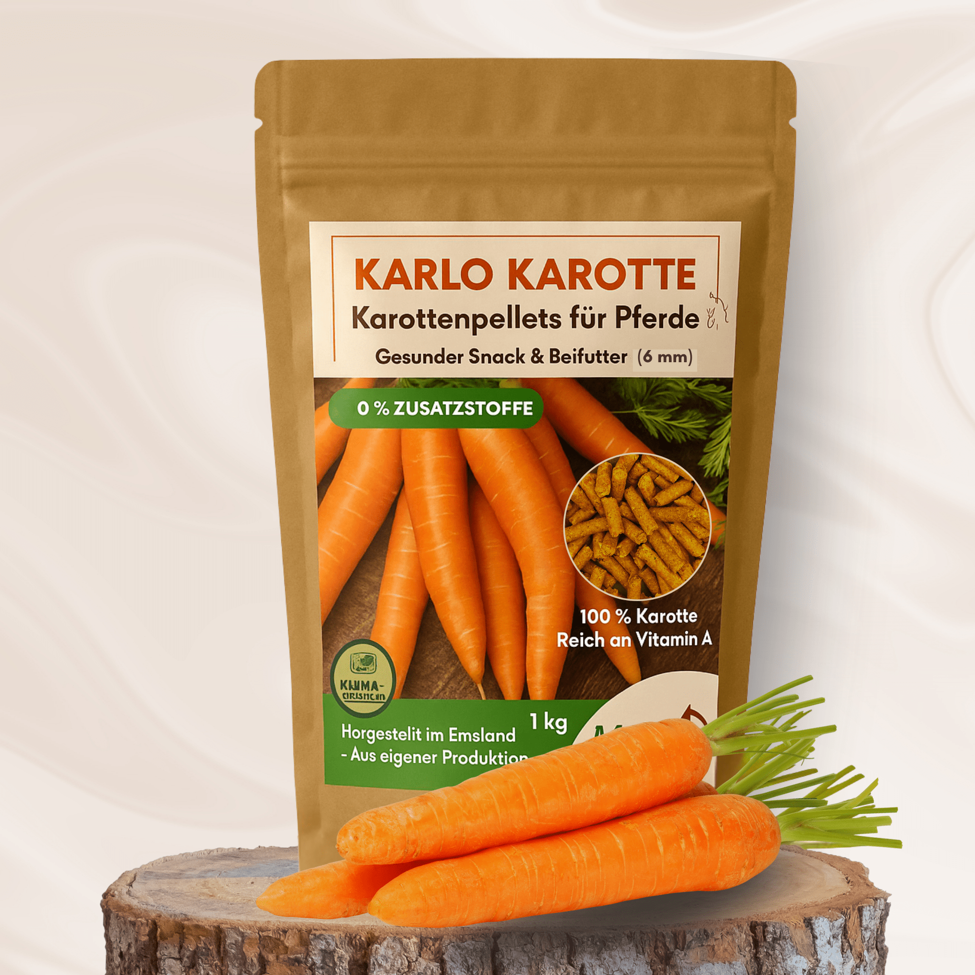 Karlo Karotte - Karottenpellets 6 mm - Maliwi Shop