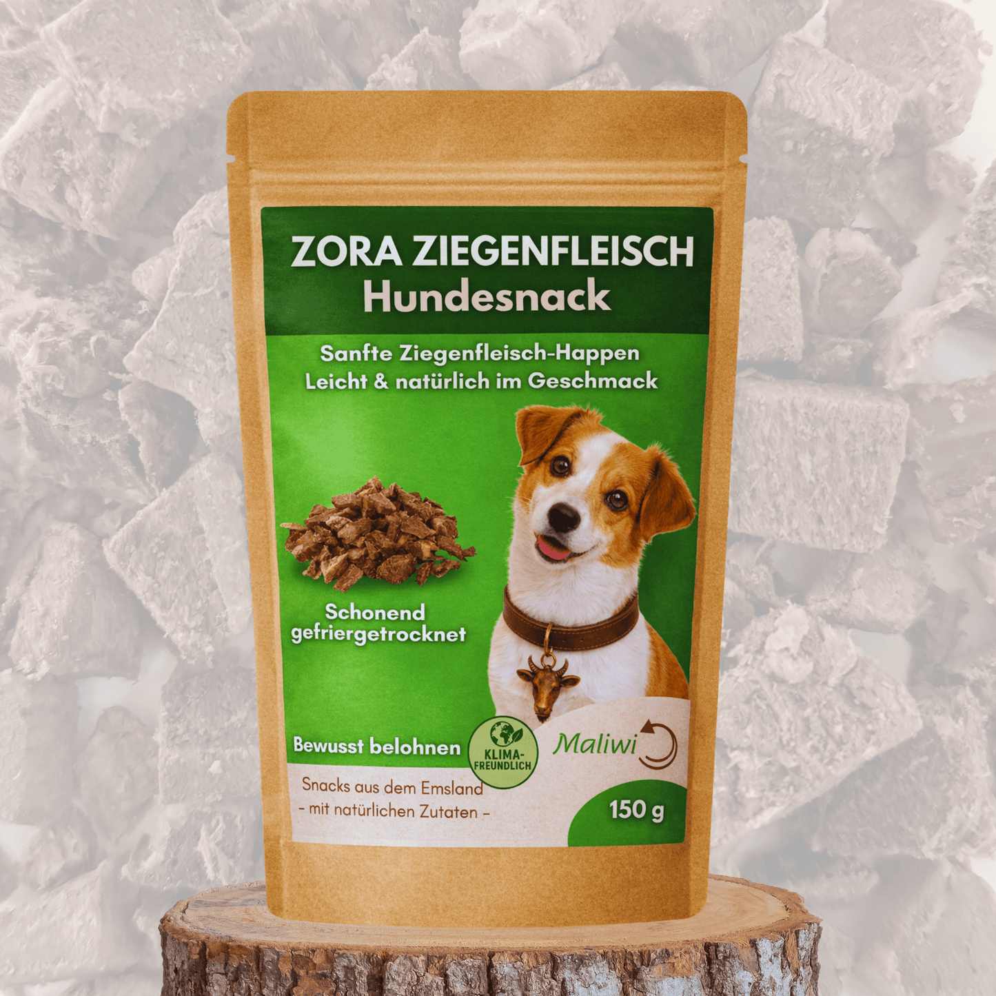 Zora Ziegenfleisch - Happen 150 g - Maliwi Shop