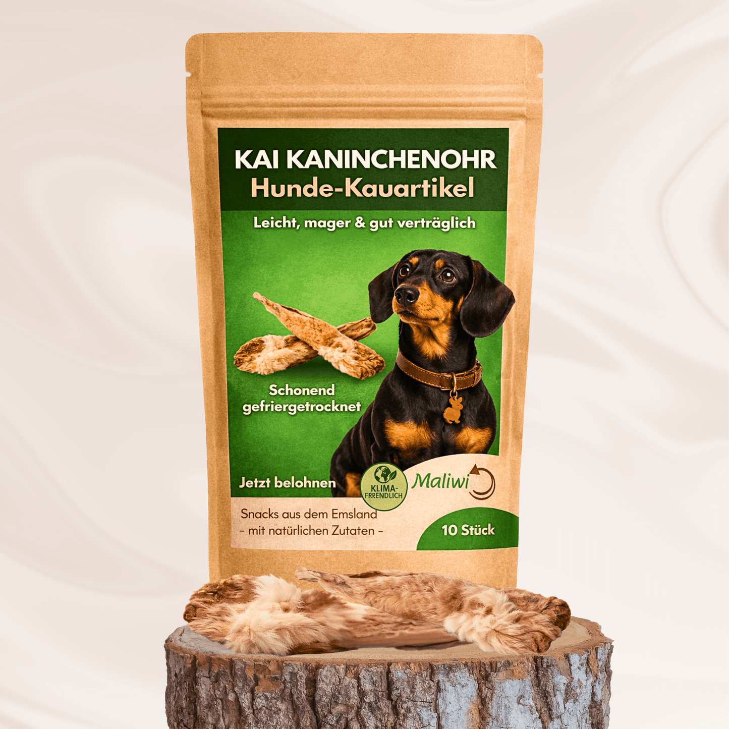Kai Kaninchenohr - Leicht & mager 10 Stk. - Maliwi Shop