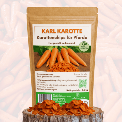 Karl Karotte - Karottenchips 0,5 kg - Maliwi Shop