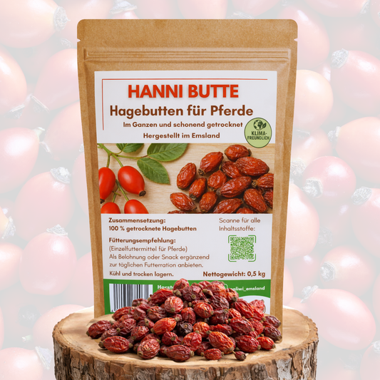 Hanni Butte - Immunsystem & Vitalität | getrocknete Hagebutten 0,5 kg