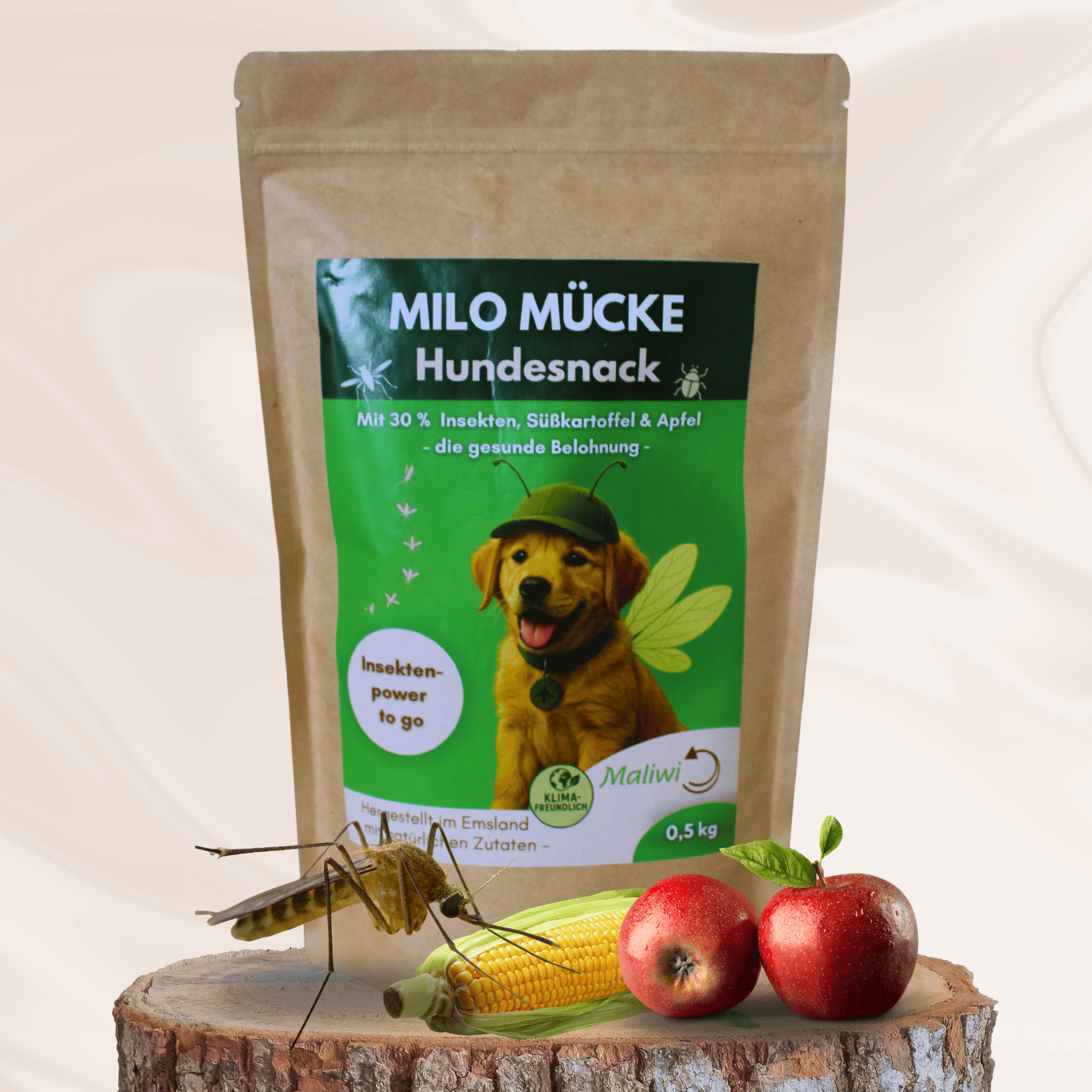 Milo Mücke - Insektensnack 0,5 kg - Maliwi Shop