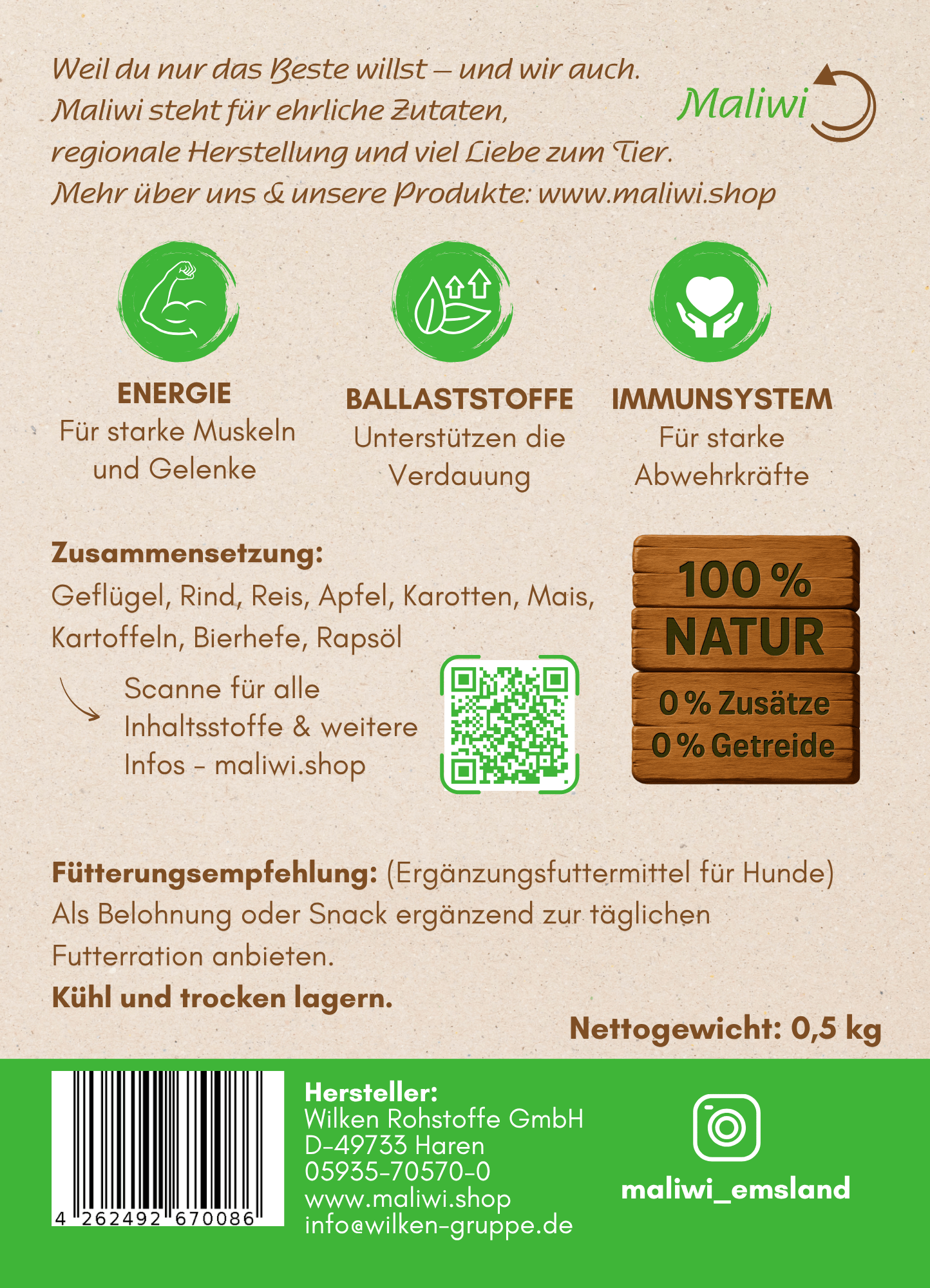 Starter - Set: 3 Proben + 1 Spielzeug - Maliwi Shop