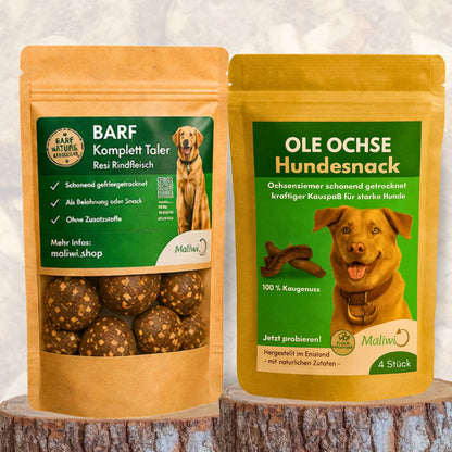 Maliwi Duo Hundesnack mit Rind