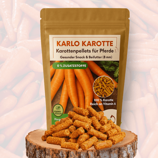 Karlo Karotte – Beta - Carotin | Snack & Beifutter 8 mm - Maliwi Shop