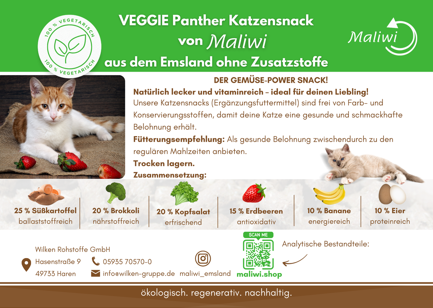 Veggie Panther Snack 0,5 kg