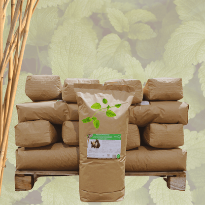 Feldbett – Miscanthus Melisse - Einstreu Sackware 8 mm - Maliwi Shop