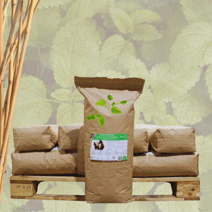 Feldbett – Miscanthus Melisse - Einstreu Sackware 8 mm - Maliwi Shop