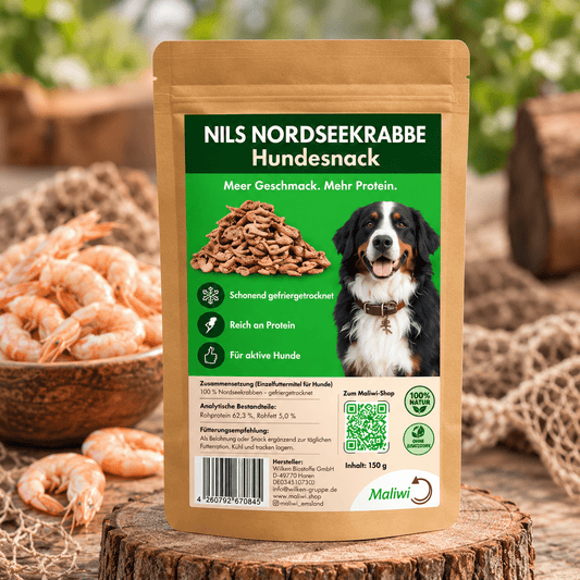 Nils Nordseekrabbe - Meeresgeschmack & Protein I Fischsnack 150 g - Maliwi Shop