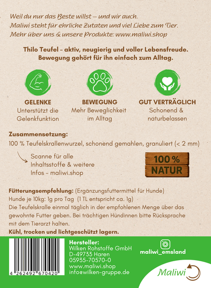 Thilo Teufelskralle - Gelenkzusatz - Maliwi Shop