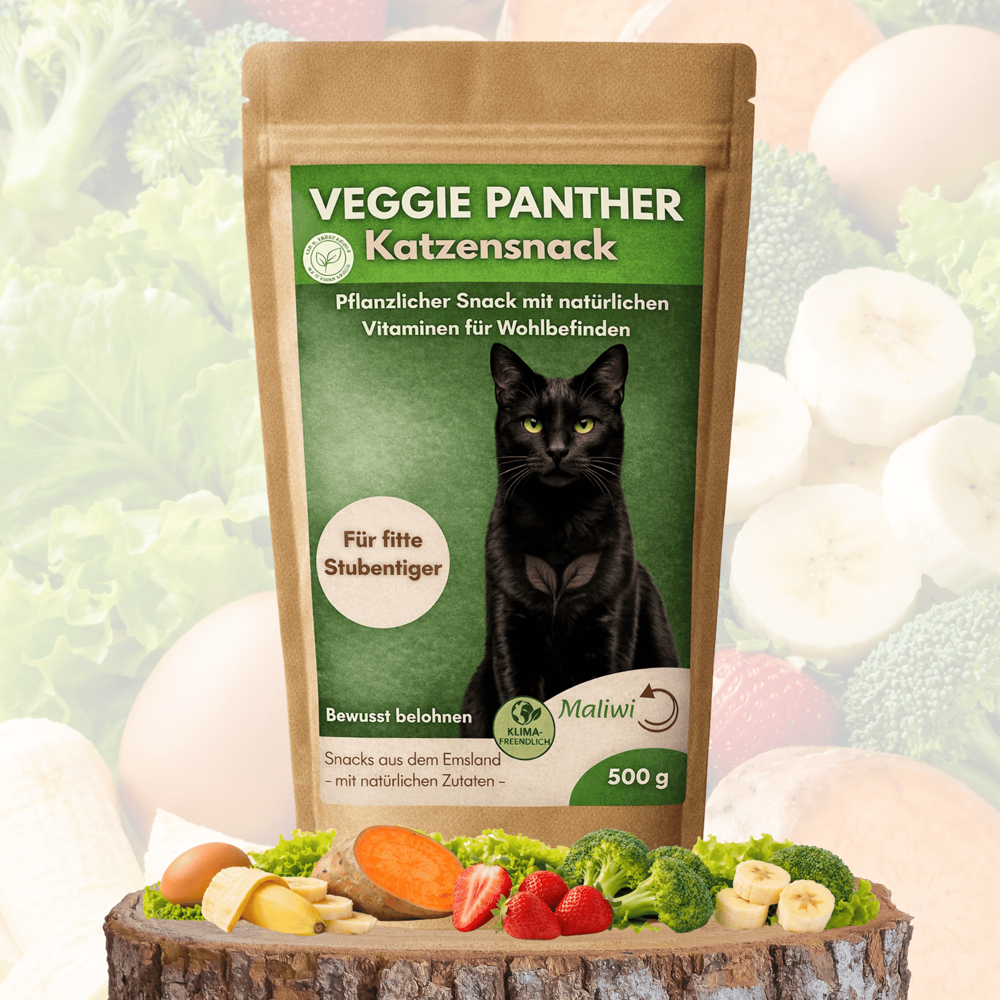 Veggie Panther - Verdauung & Balance | Snack - Maliwi Shop