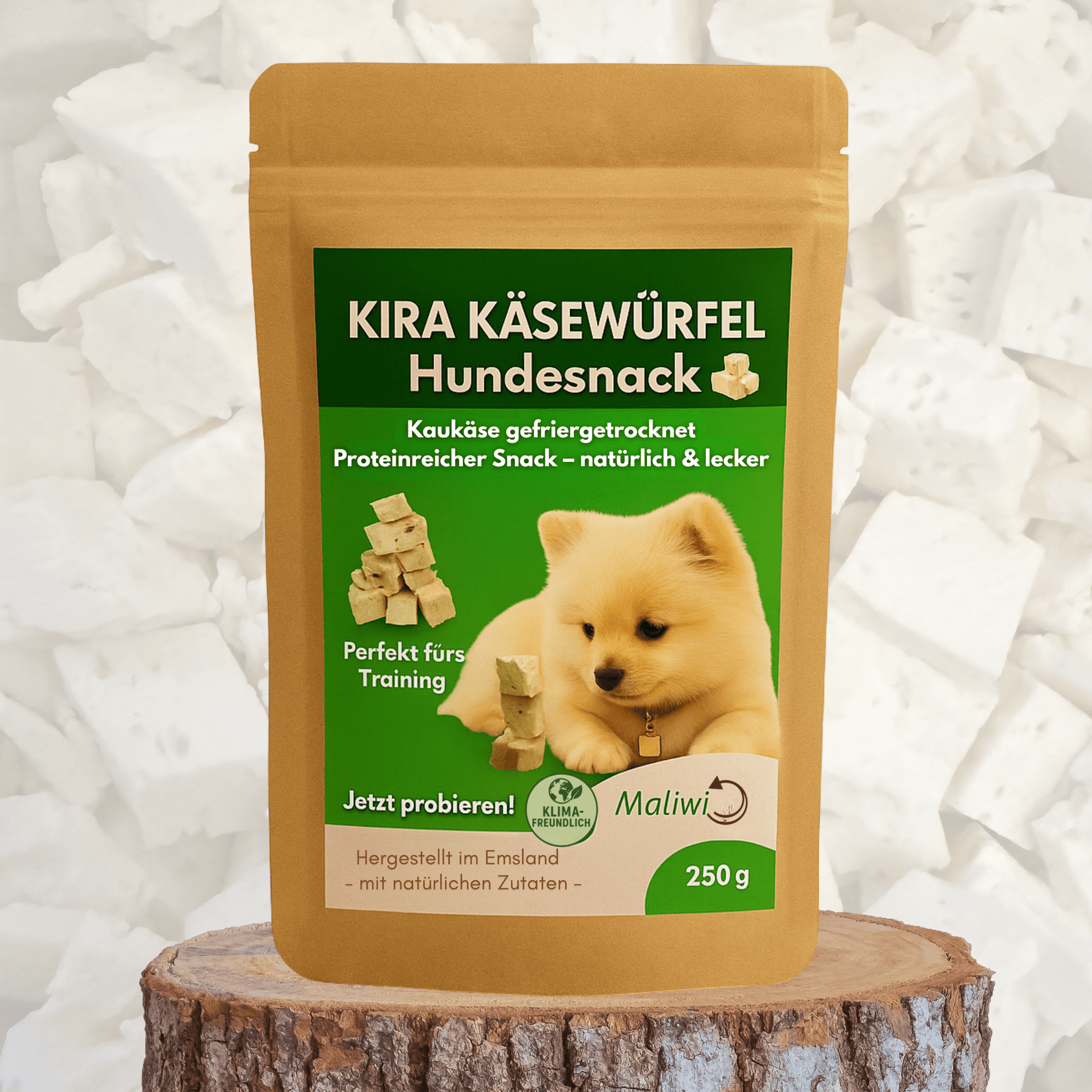 Kira Käsewürfel 250 g - Maliwi Shop
