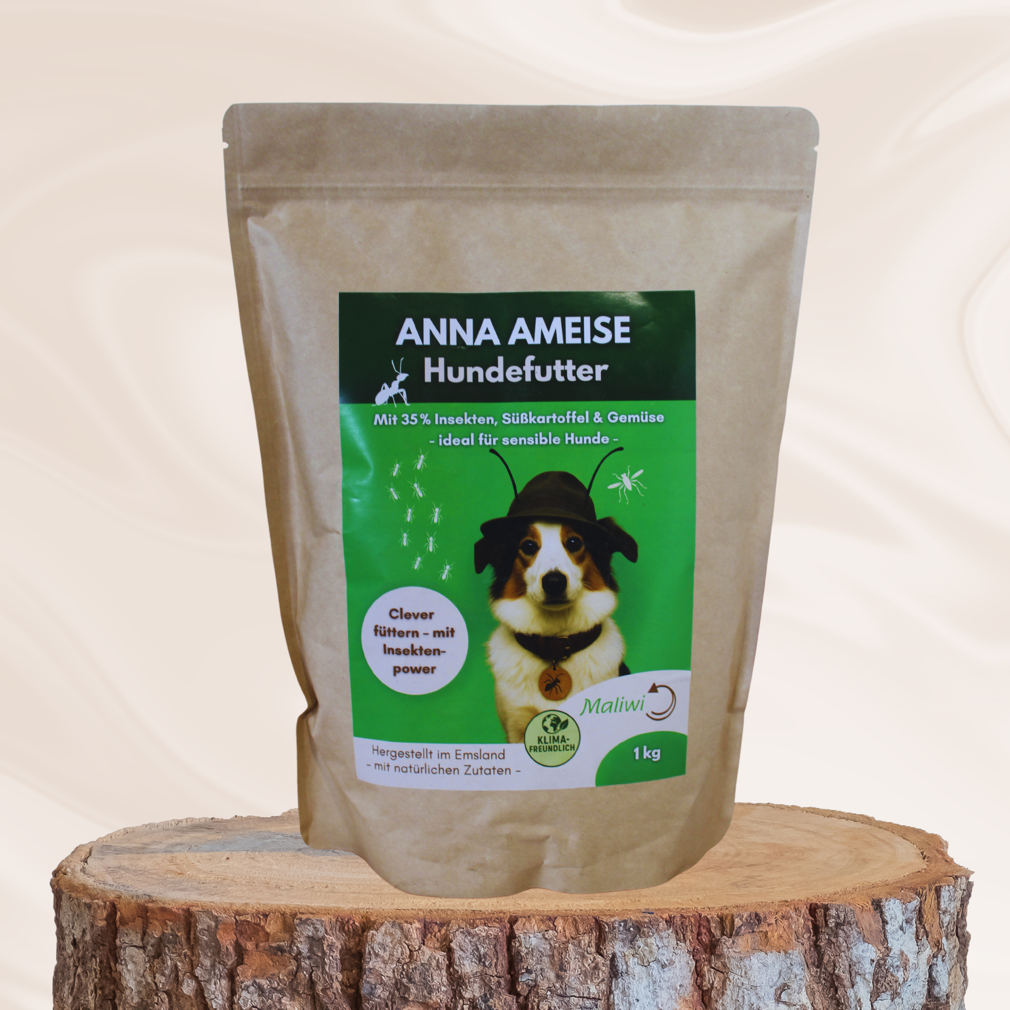 maliwi anna ameise hundefutter – mit insekten, süßkartoffel und gemüse für sensible hunde ohne zusätze